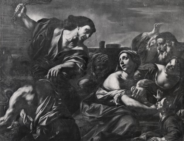 Boccardi, Cosimo — Benaschi Giovanni Battista - sec. XVII - Cristo caccia i mercanti dal Tempio — insieme